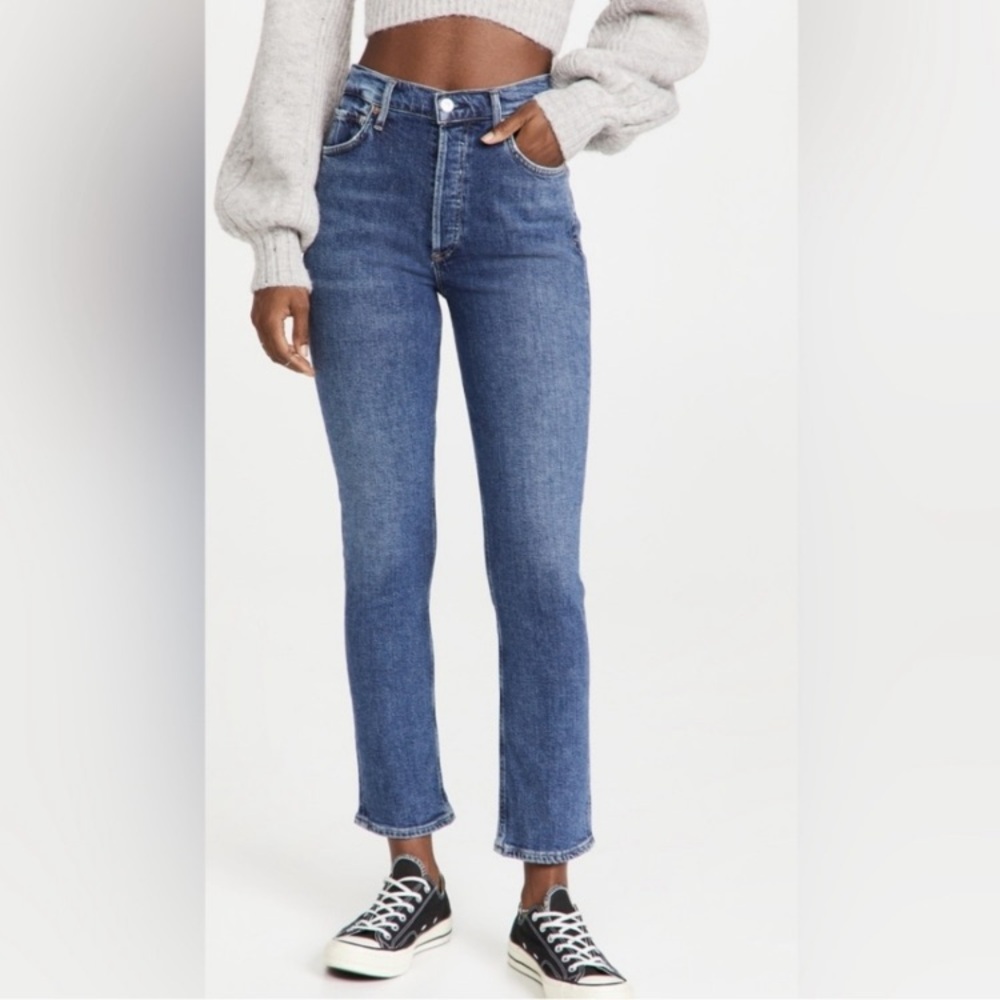 Citizens Of Humanity Blue Straight Leg Jeans